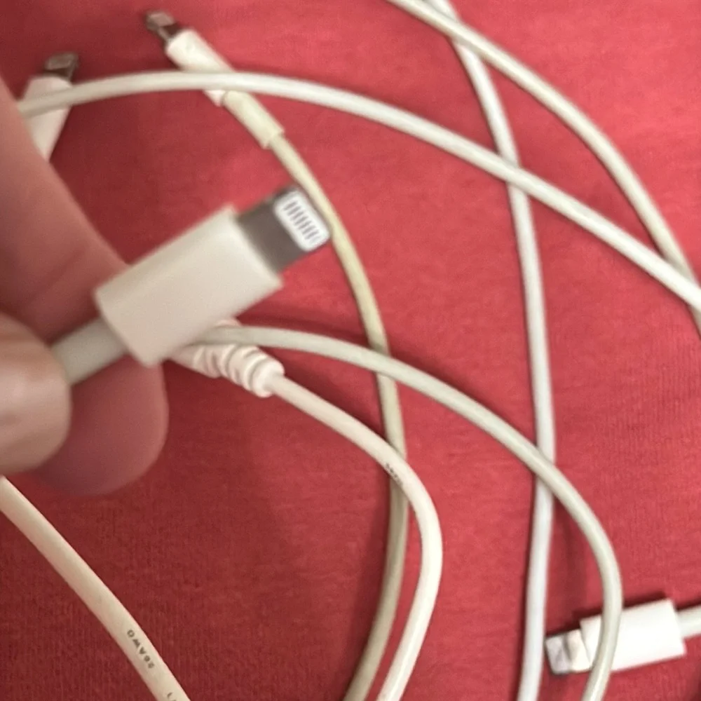 Universal White lightning USB Charging Cable Set (5)